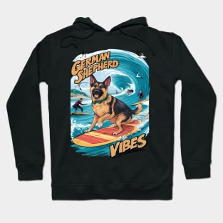 Surfing Shepherd: A Tropical Adventure Hoodie